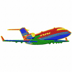 Airplanes Embroidery Design 7